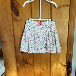 Little girl polka dot skort.